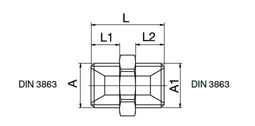 Adaptor Fitting, Male BSPP Thread