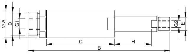 Telescopic self-retracting suspension