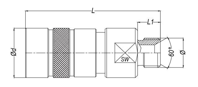 Non Spil Coupling Male Threaded